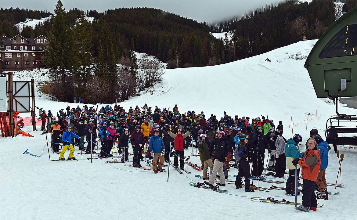 Opening day, Dec. 7, 2023, at Whitefish Mountain Resort. (Julie Engler/Whitefish Pilot)