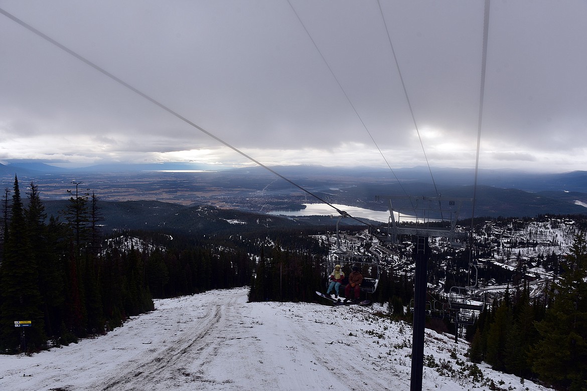 Opening day, Dec. 7, 2023, at Whitefish Mountain Resort. (Julie Engler/Whitefish Pilot)