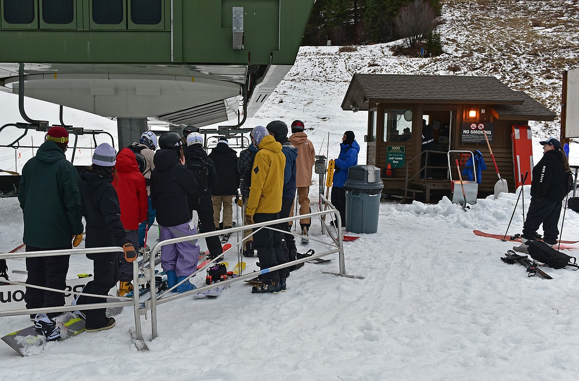 Opening day, Dec. 7, 2023, at Whitefish Mountain Resort. (Julie Engler/Whitefish Pilot)