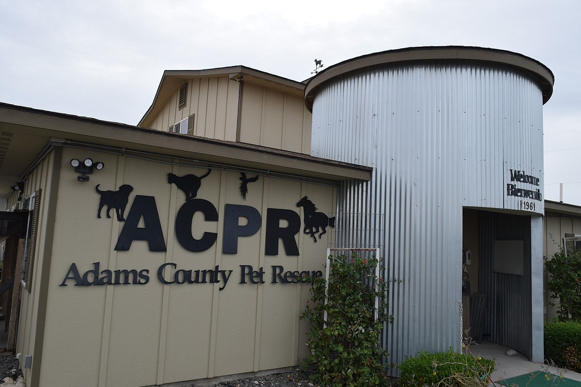 Exterior photo of Adams County Pet Rescue’s facility in Othello. ACPR serves all of Adams County, including a contract for animal control and sheltering services with the city of Othello that expires at the end of the year. The city made an offer for a renegotiated contract that ACPR declined.