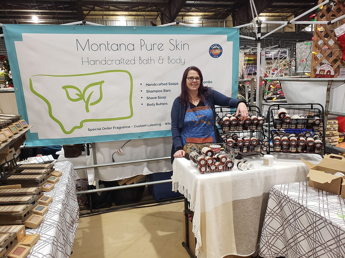 Michelle McLaughlin, a soap maker who has developed a line of bath and body skincare products, has joined the Paint, Metal & Mud Gallery and Gift Shop in downtown Kalispell.