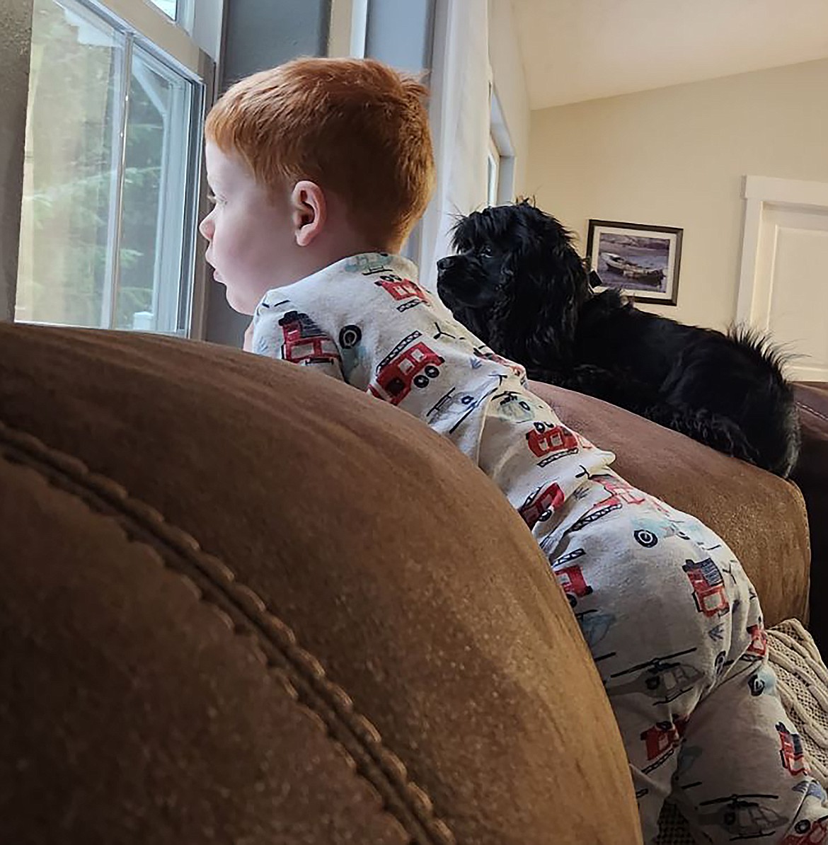 Colton and four-legged friend, Lady, watch the first snow of the season in this Best Shot shared by Margo Johnson. If you have a photo that you took that you would like to see run as a Best Shot or I Took The Bee send it to the Bonner County Daily Bee, P.O. Box 159, Sandpoint, Idaho, 83864; or drop them off at 310 Church St., Sandpoint. You may also email your pictures to the Bonner County Daily Bee along with your name, caption information, hometown, and phone number to news@bonnercountydailybee.com.