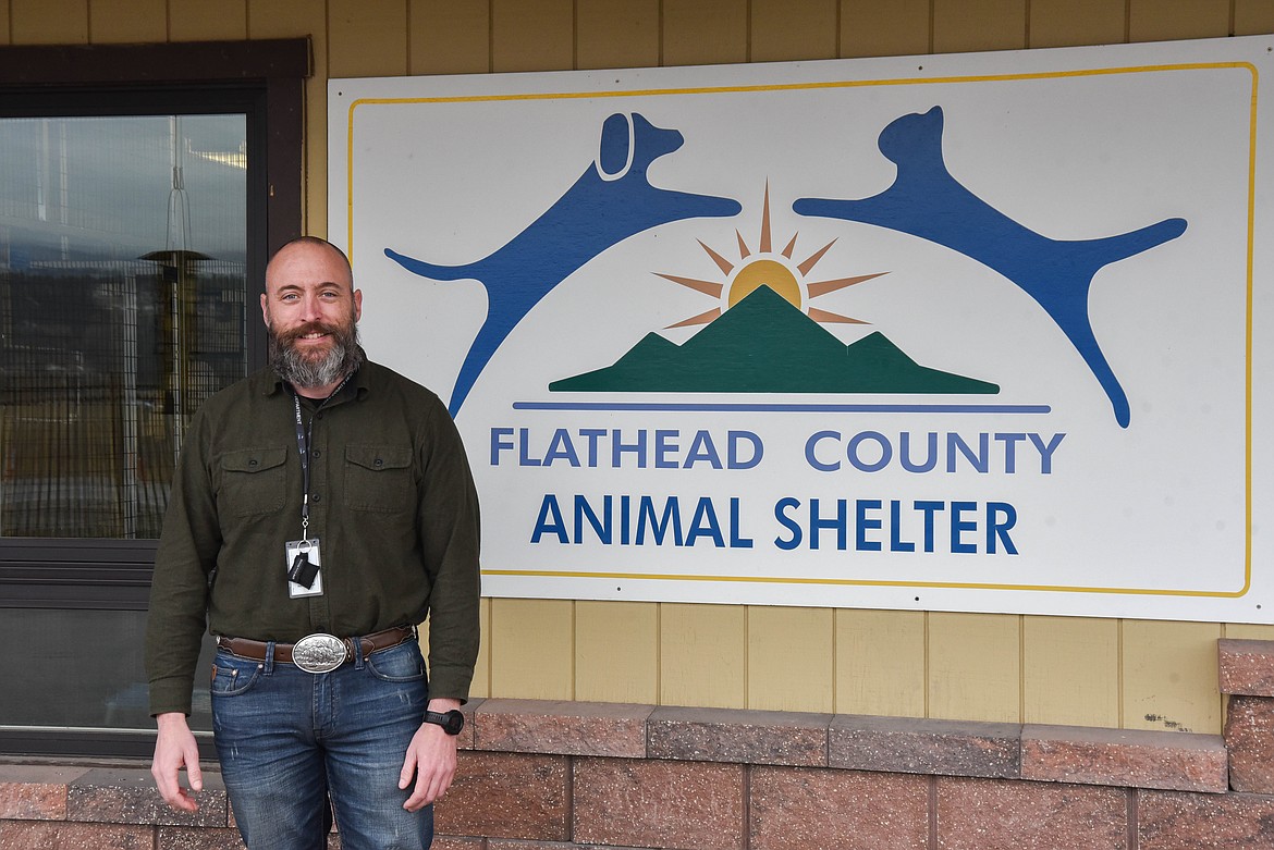 Austin Hicks, the director of the Flathead County Animal Shelter, began his position in March 2023. (Kate Heston/Daily Inter Lake)