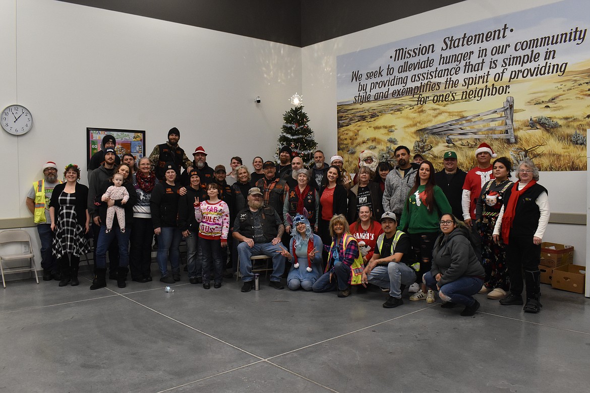 Operation Friendship is a coordinated effort between the Moses Lake chapter of the Unchained Brotherhood Motorcycle Club, the Moses Lake Food Bank, and generous members and businesses in the community.