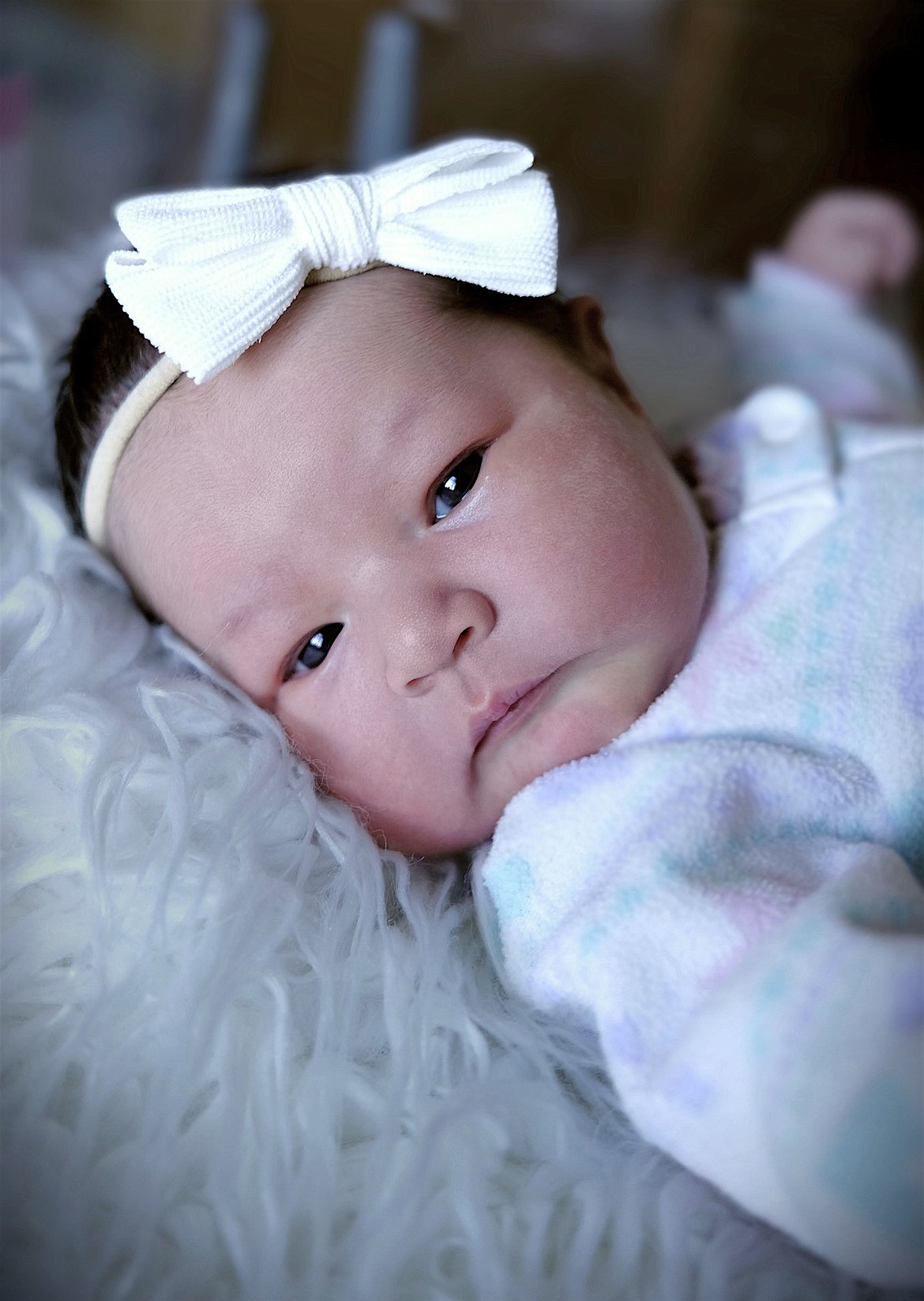 Laonee Adele Martin was born Dec. 12, 2023, at the St. Luke New Beginnings Birth Center in Ronan. She weighed 8 lbs., 2 oz. and was 20 inches long. Her mother is Lainey Martin of St. Ignatius, and maternal grandmother is Andrea Steele of St. Ignatius.