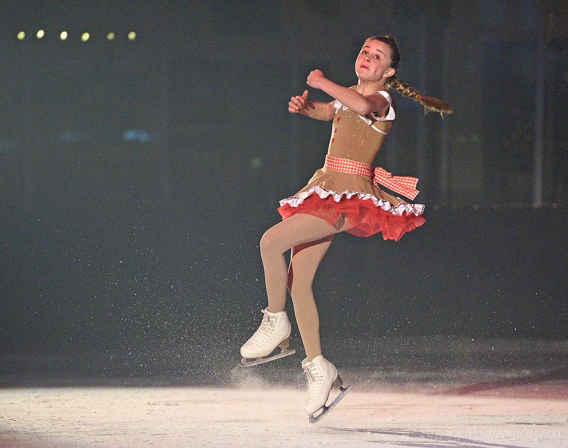 Skaters perform in the Glacier Skate Academy's "Winter Wonderland on Ice" show on Sunday, Dec. 17 at the Stumptown Ice Den in Whitefish. (Whitney England/Whitefish Pilot)