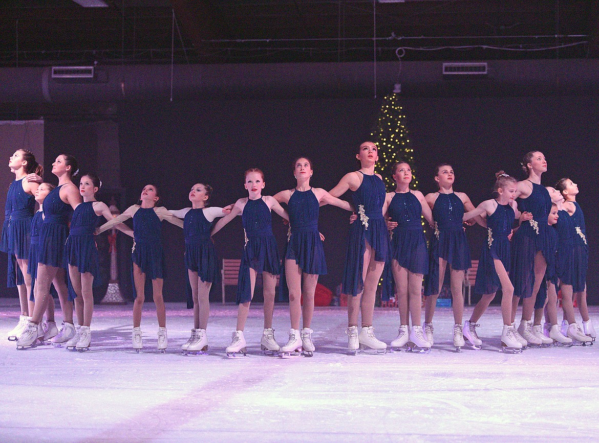 Skaters perform in the Glacier Skate Academy's "Winter Wonderland on Ice" show on Sunday, Dec. 17 at the Stumptown Ice Den in Whitefish. (Whitney England/Whitefish Pilot)