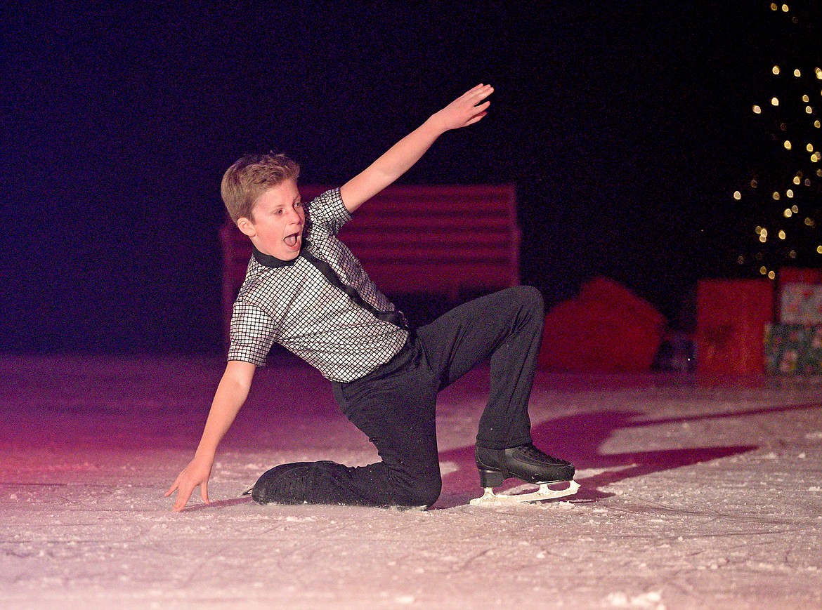 Skaters perform in the Glacier Skate Academy's "Winter Wonderland on Ice" show on Sunday, Dec. 17 at the Stumptown Ice Den in Whitefish. (Whitney England/Whitefish Pilot)