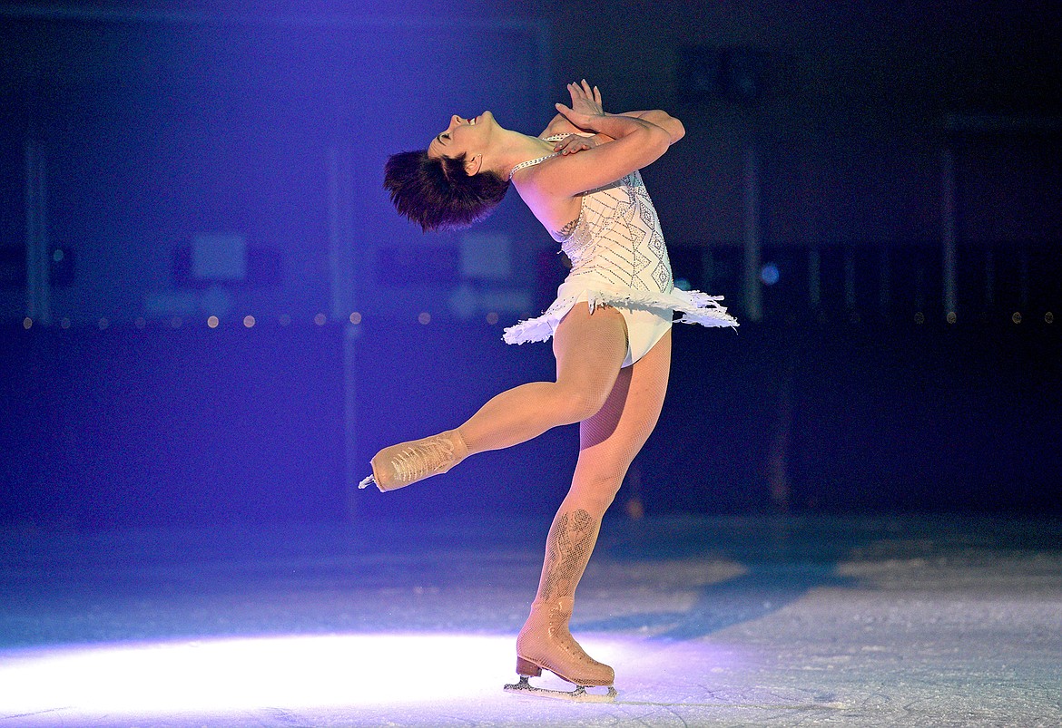 Skaters perform in the Glacier Skate Academy's "Winter Wonderland on Ice" show on Sunday, Dec. 17 at the Stumptown Ice Den in Whitefish. (Whitney England/Whitefish Pilot)