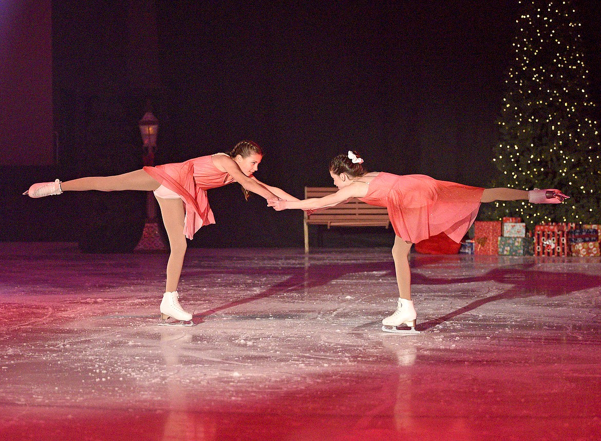 Skaters perform in the Glacier Skate Academy's "Winter Wonderland on Ice" show on Sunday, Dec. 17 at the Stumptown Ice Den in Whitefish. (Whitney England/Whitefish Pilot)