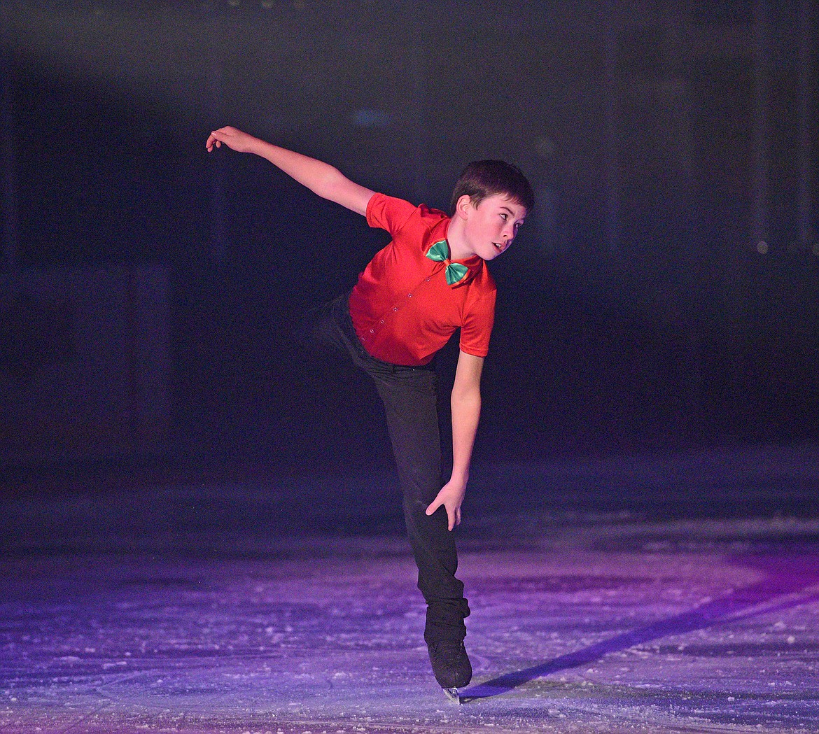 Skaters perform in the Glacier Skate Academy's "Winter Wonderland on Ice" show on Sunday, Dec. 17 at the Stumptown Ice Den in Whitefish. (Whitney England/Whitefish Pilot)