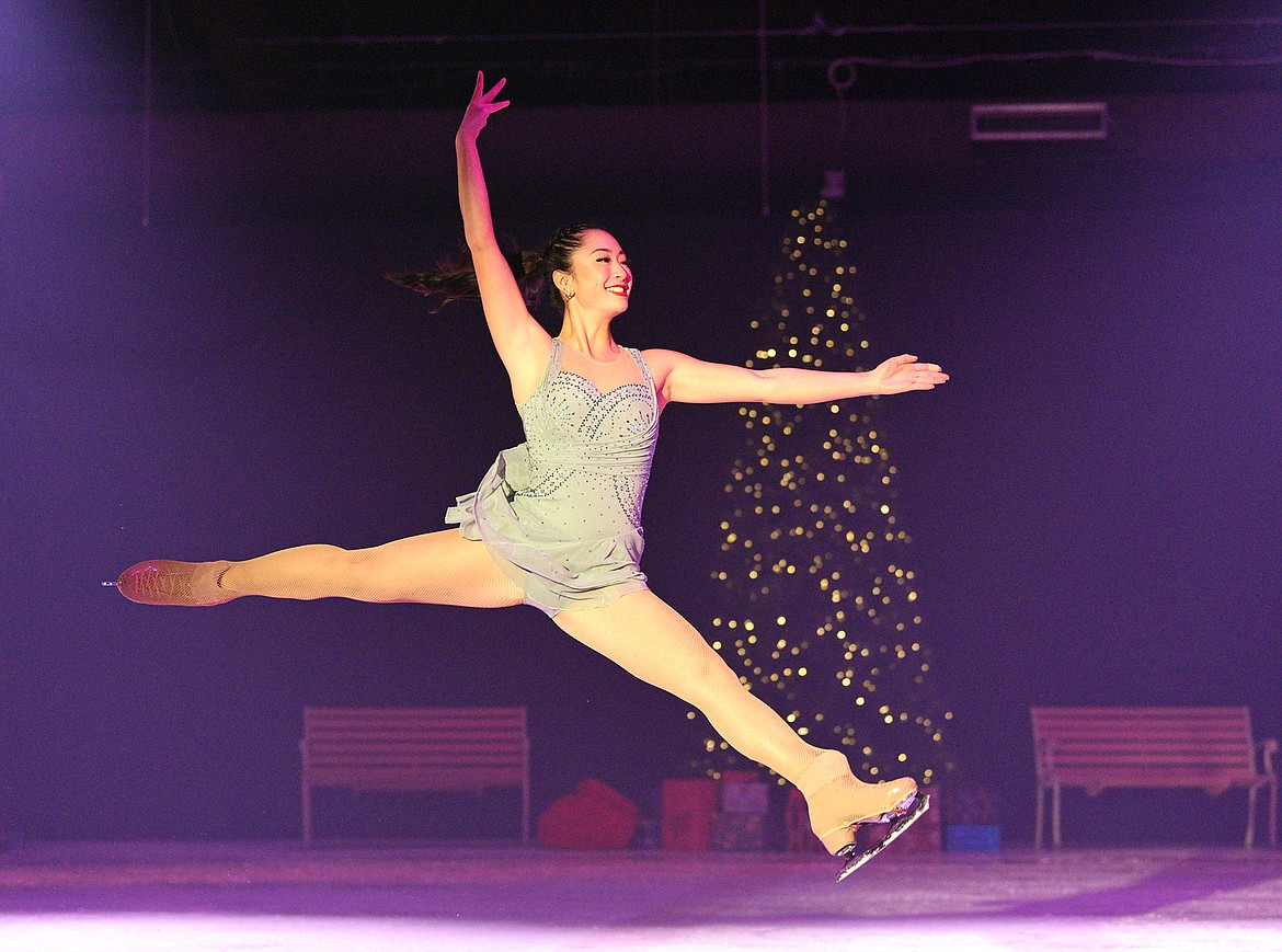 Skaters perform in the Glacier Skate Academy's "Winter Wonderland on Ice" show on Sunday, Dec. 17 at the Stumptown Ice Den in Whitefish. (Whitney England/Whitefish Pilot)