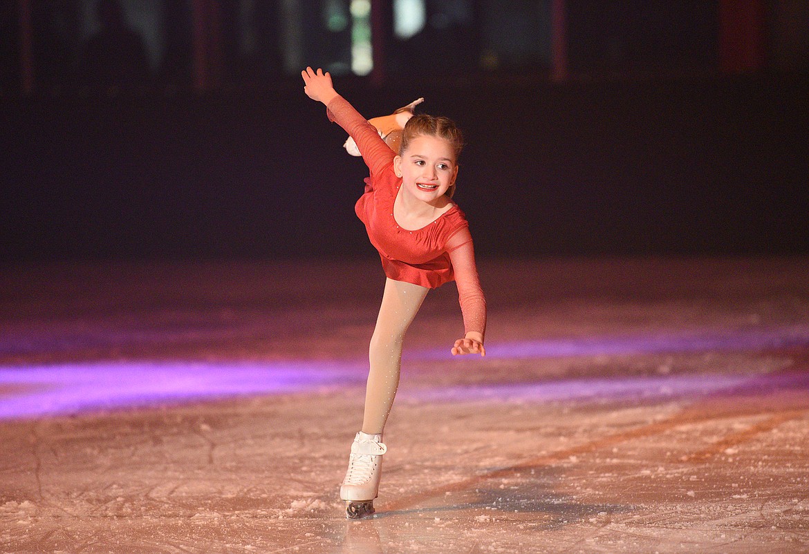 Skaters perform in the Glacier Skate Academy's "Winter Wonderland on Ice" show on Sunday, Dec. 17 at the Stumptown Ice Den in Whitefish. (Whitney England/Whitefish Pilot)