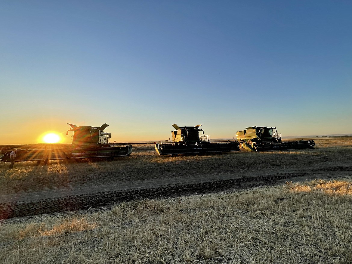 Being located in the proverbial breadbasket of the Pacific Northwest, TR Reapers started with three combines when Titus Bowser and his family first started running the company and now has more than a dozen. They harvest a variety of crops and provide field-to-bin services for area farmers.