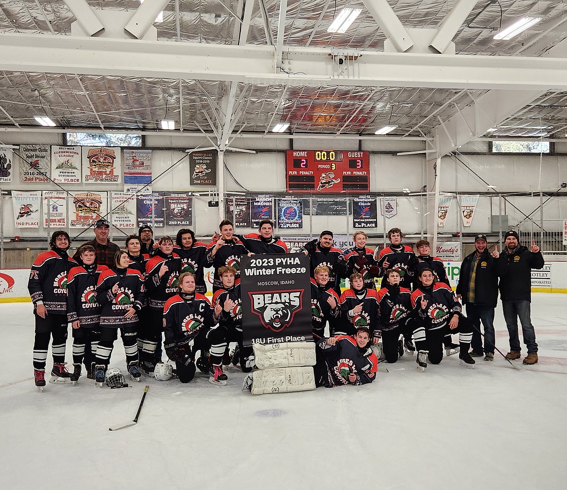 The 18U Moses Lake Coyotes came out on top of the Palouse Winter Freeze Tournament in Moscow, Idaho last weekend, winning four straight games after opening the tournament with a loss.