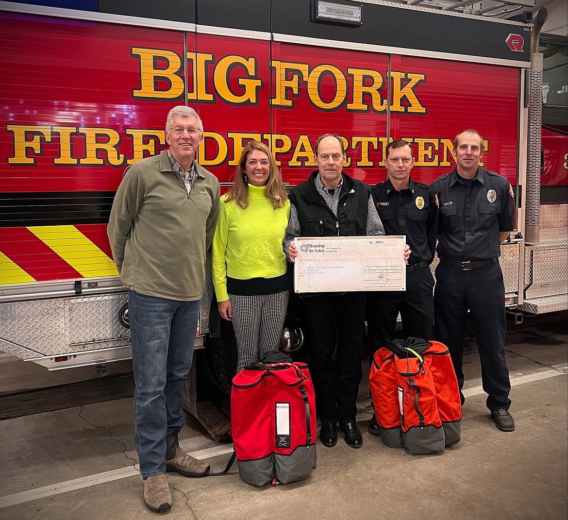 Friends of Bigfork Fire Department recipient of grant from ‘Round up