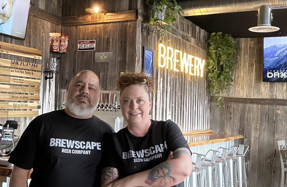 Brewscape Beer Co. owners Stacey and Lyndie Crespin.