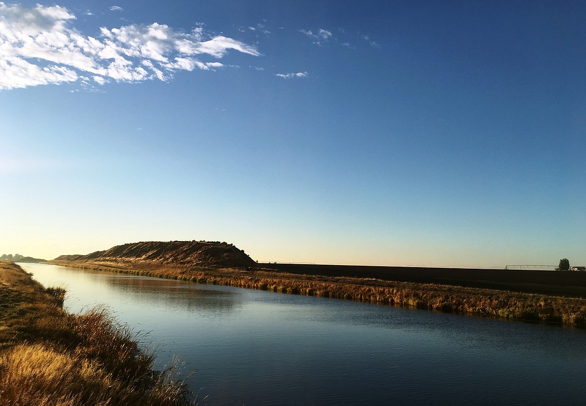 A canal in the Columbia Basin. The Environmental Protection Agency is being sued by Washington employer groups challenging the agency’s December 2022 updated water quality standards.