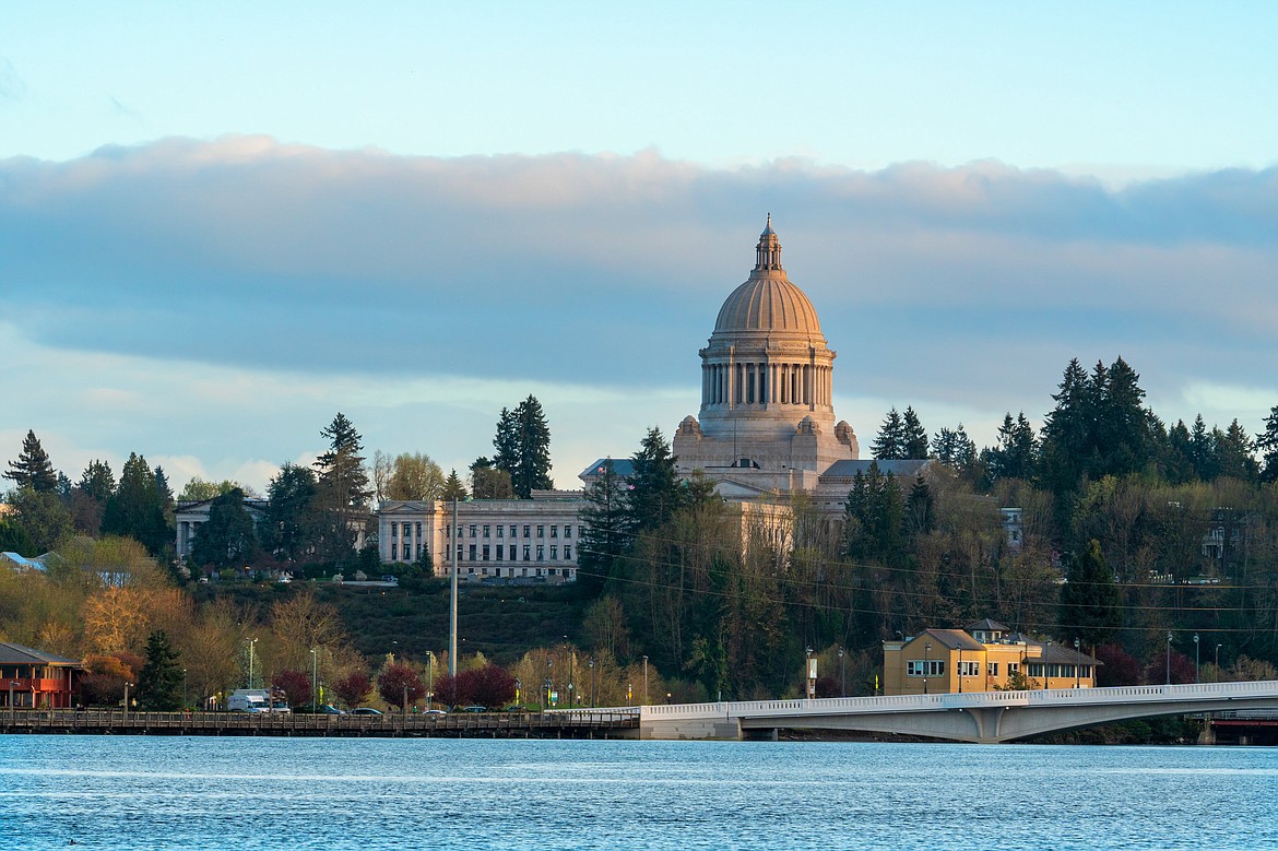 The Washington State Capitol building in Olympia. Washington employer groups filed a lawsuit December  4 challenging the Environmental Protection Agency’s most recent water quality standards for the state.