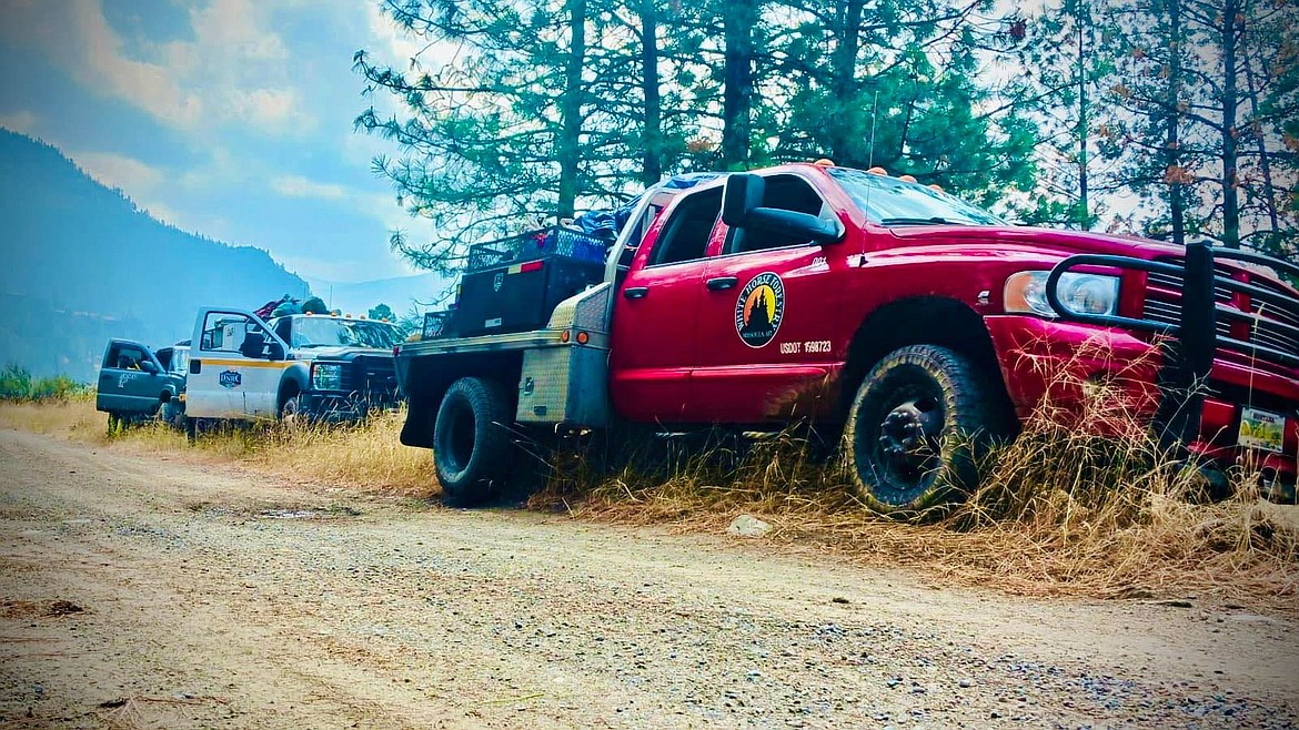 During the River Road East Fire outside the towns of Paradise, and Plains, White Horse Forestry, Inc. first responded with fire suppression assistance, then later on as a means of coordinating aid and donations for fire victims. (Photo courtesy/AnnaMarie Guerra-White)