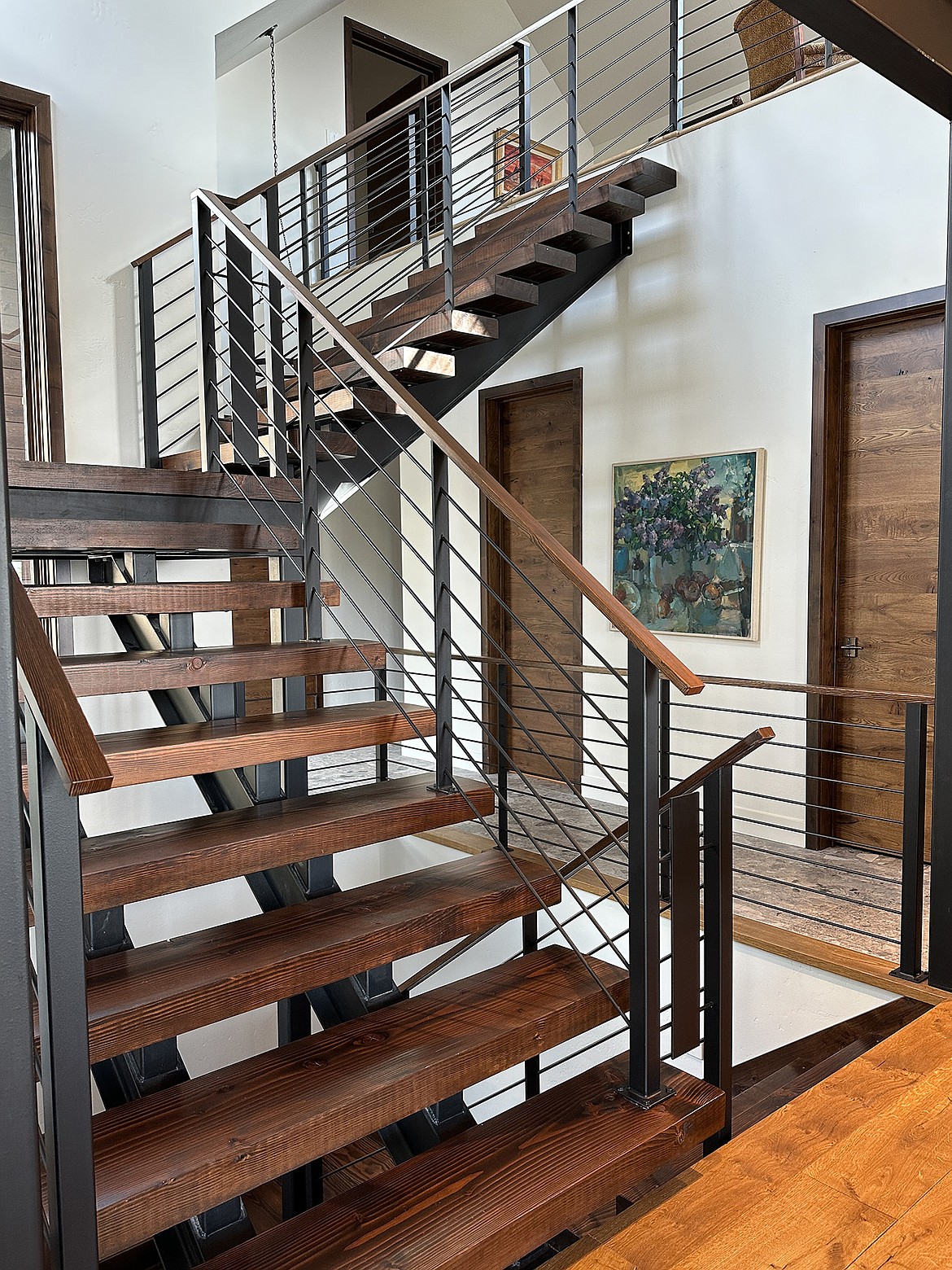 A custom stair railing by Welch. (Photo provided)