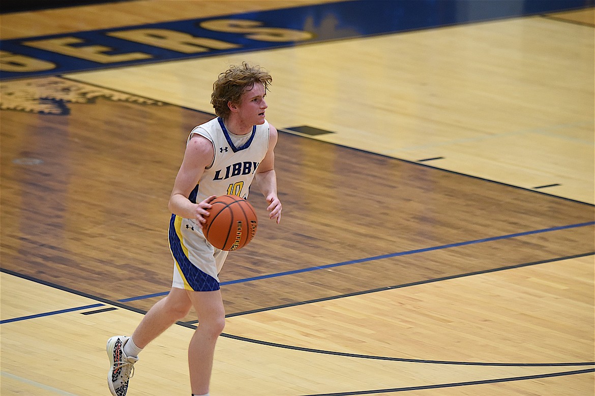 Libby's Ryan Beagle scored eight points against Corvallis in a Dec. 22 game. (Scott Shindledecker/The Western News)