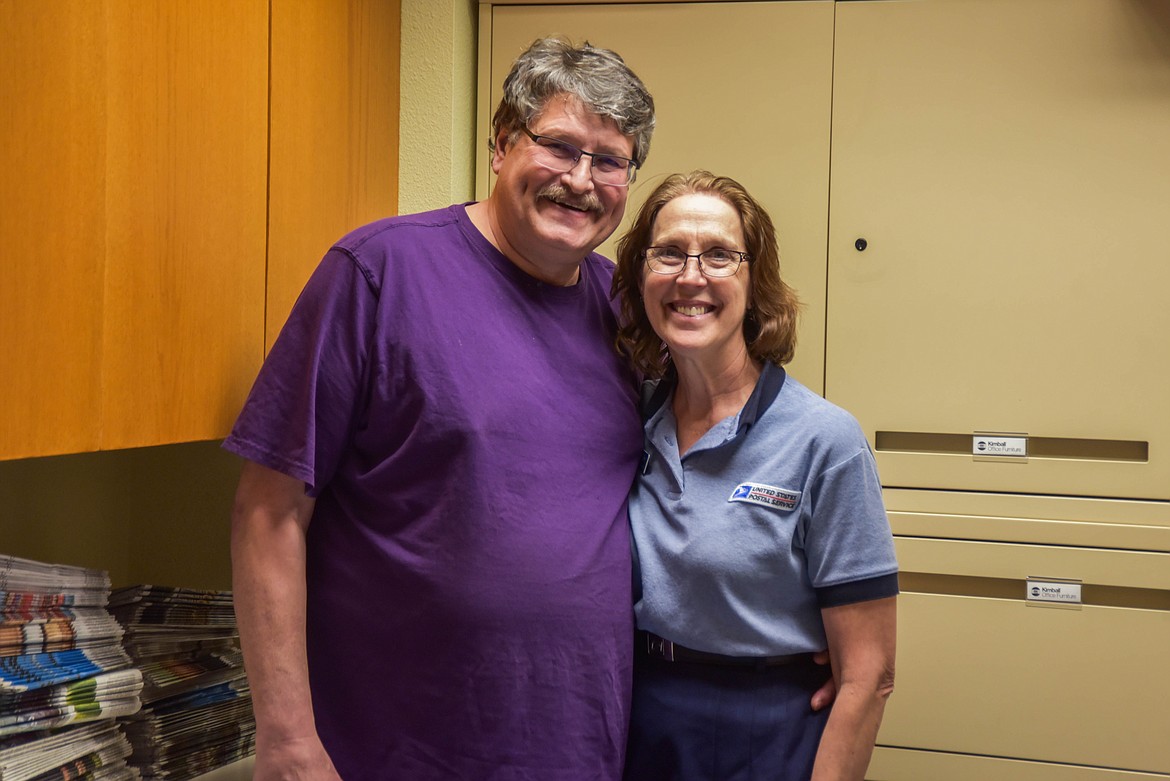 Michelle and Jefferson Oxford are long-time employees of the United States Postal Service. Michelle retired at the end of 2023 and Jefferson plans to retire in 2024. (Kate Heston/Daily Inter Lake)