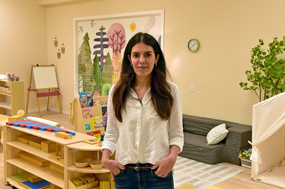 Andrea Johnson is the owner and lead teacher at Big Sky Montessori bilingual preschool. (Whitney England/Whitefish Pilot)