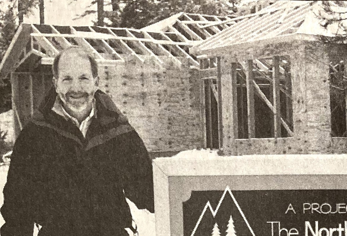 In January 1994, North Idaho College spokesman Steve Shenck stood in front of the first house to be raffled off.