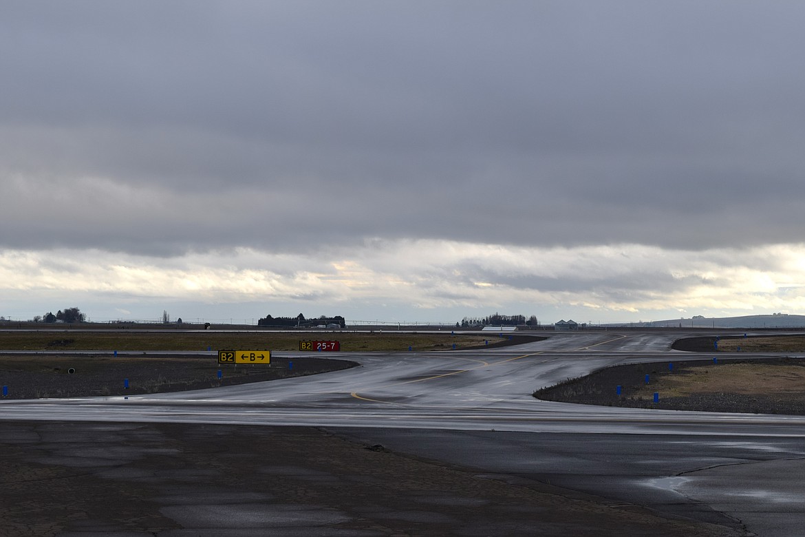 The tarmac at the Othello Municipal Airport, which was discussed during the regular Adams County Commissioners meeting in Ritzville.