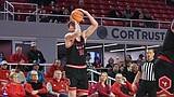 Erikstrup sinks seven from deep, scores 32 in win over South Dakota