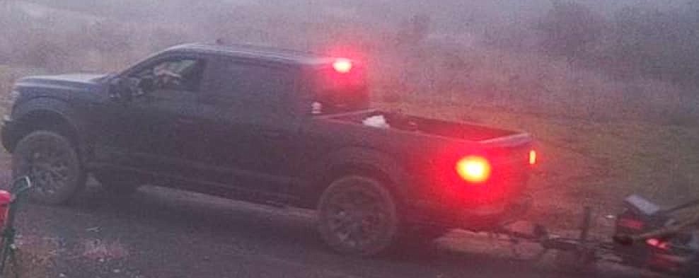 The Adams County Sheriff’s Office is attempting to identify the owner of this black pickup in connection with an active theft investigation in the Ritzville area. Anyone with information is asked to contact the ACSO at 509-659-1122 or crimetips@co.adams.wa.us. Tipsters may remain anonymous.