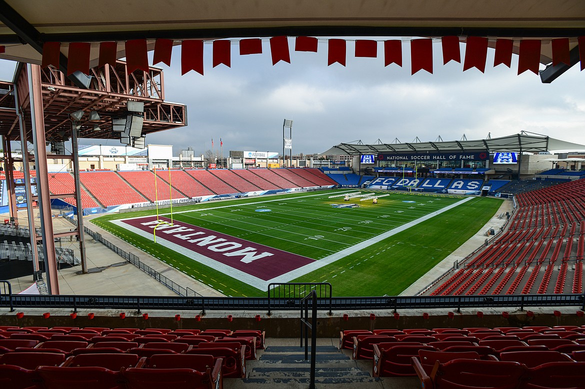 View of Toyota Stadium, home of the FCS Championship between the Montana Grizzlies and South Dakota State Jackrabbits in Frisco, Texas on Sunday, Jan. 7. (Casey Kreider/Daily Inter Lake)