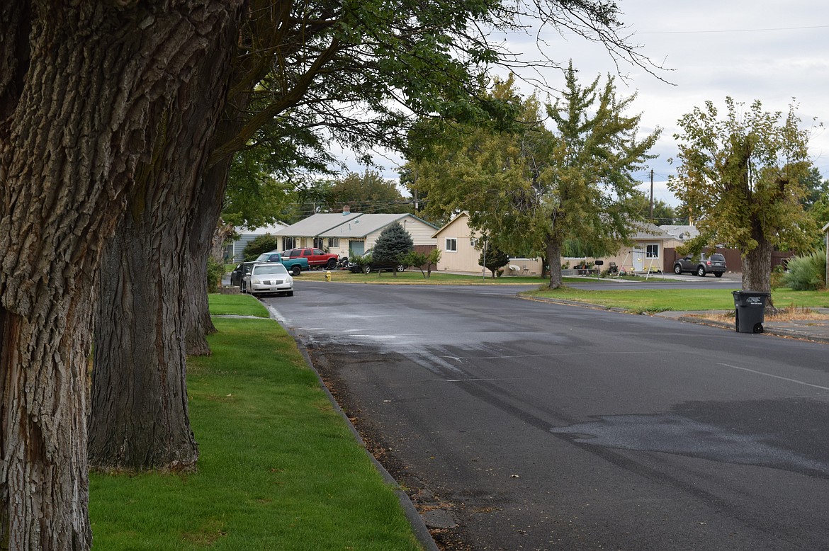 Pictured is one of the two original streets the city of Othello planned on adding sidewalks to, Fourth Avenue, using money from a Washington Transportation Improvement Board grant. The street is not eligible for the grant, according to City Engineer Shawn O’Brien, as it does not have a federal ID number attached to it.