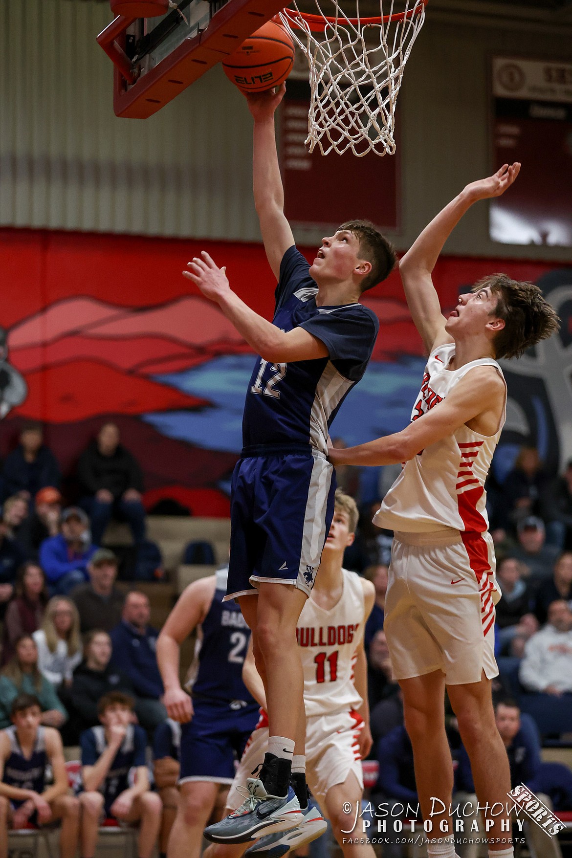 Asher Williams scores 34 points against 4A Sandpoint on Wednesday, Jan. 10.