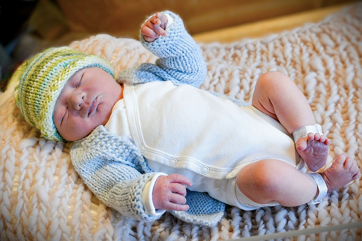 Lake County's first baby of year – Benjamin Marshall Whalen – was born Jan. 5, 2024, at the St. Luke New Beginnings Birth Center to Lee and Nancy Whalen of Ronan. He weighed 6 lbs., 14 oz. and measured 20 inches long. Benjamin joins his sibling, Fiona. As is the tradition for first babies, Benjamin and his parents received a cornucopia of gifts, donated by local businesses.