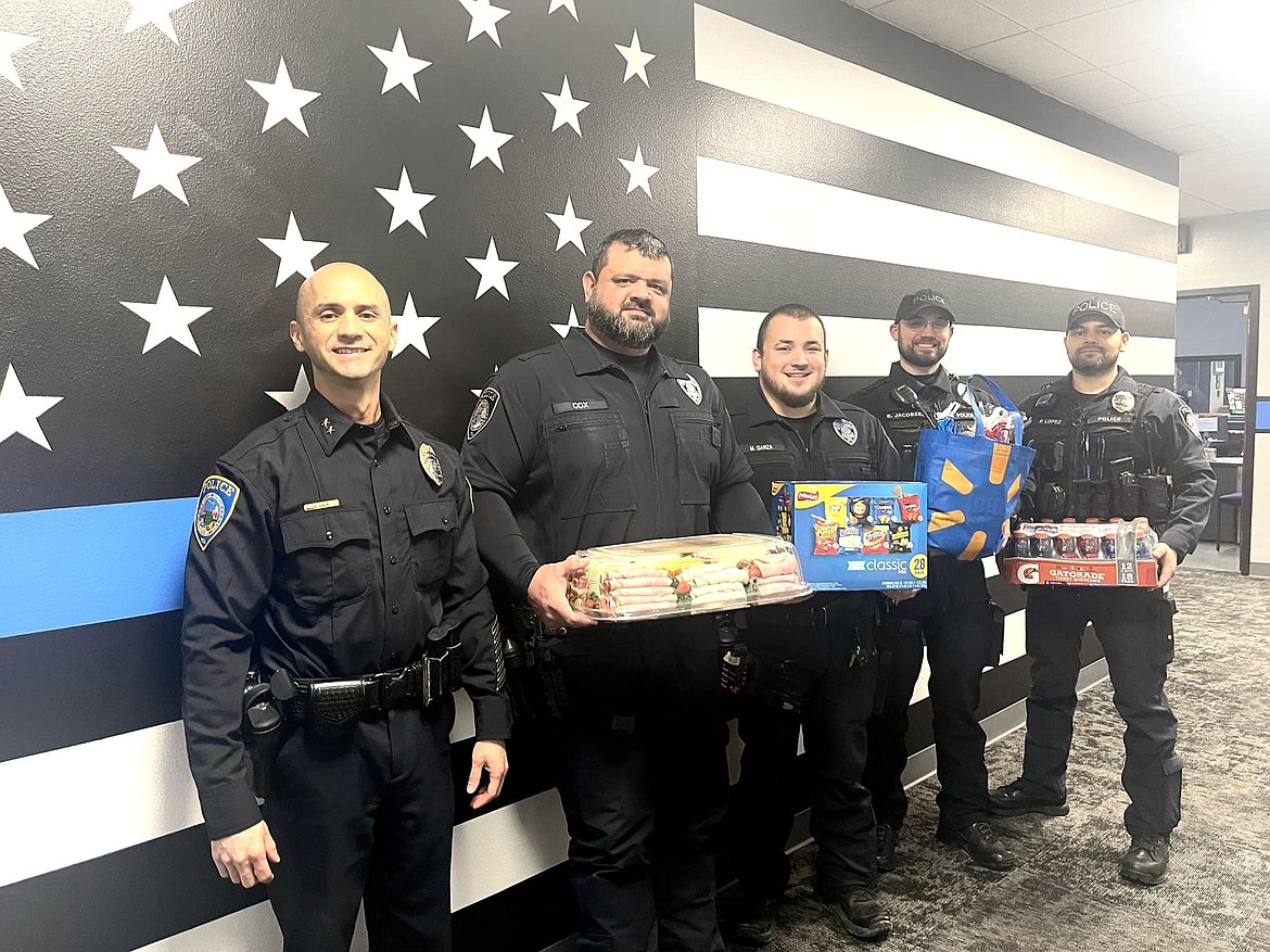 The staff at Walmart in Othello celebrated Law Enforcement Day Tuesday by spoiling the Othello Police Department with some snacks and Gatorade.