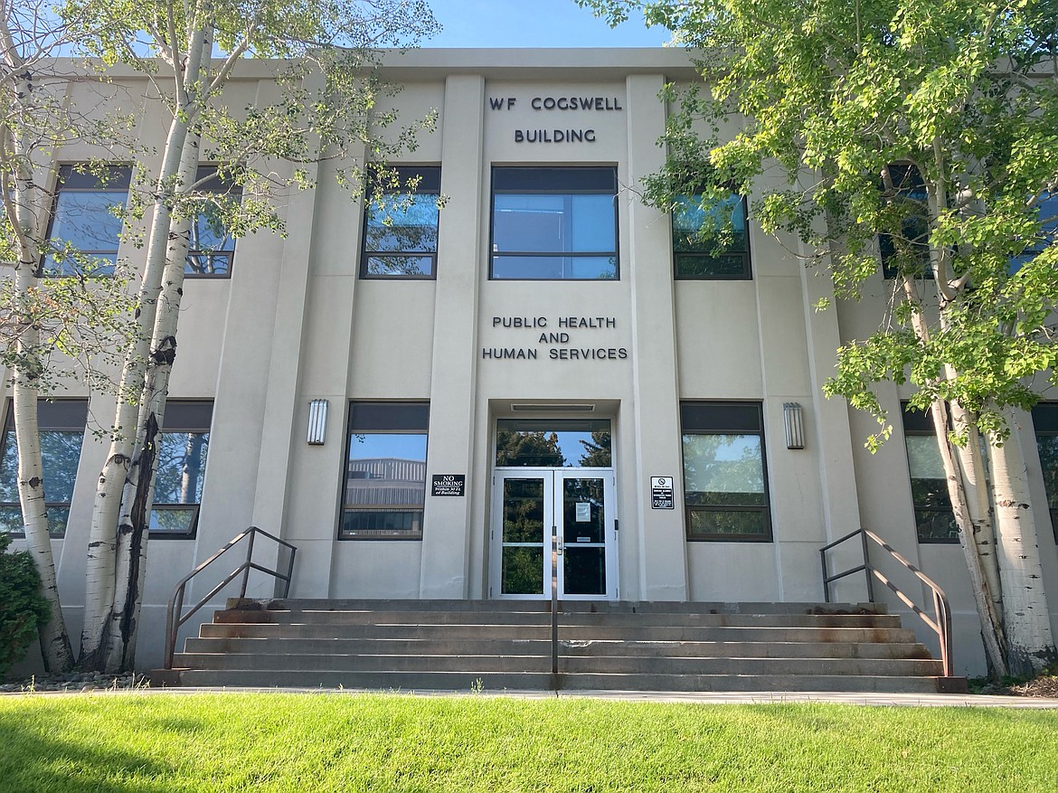 The Montana Department of Public Health and Human Services, whose Helena headquarters is shown in August 2022, is months behind in paying organizations contracted to connect people to care. The interruption is likely to have lasting effects, even after the state catches up. (Matt Volz/KFF Health News)