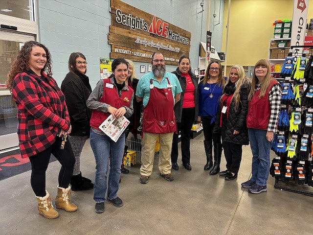 Post Falls Chamber of Commerce Ambassadors visited and thanked Seright’s Ace Hardware for their continued investment in our community.