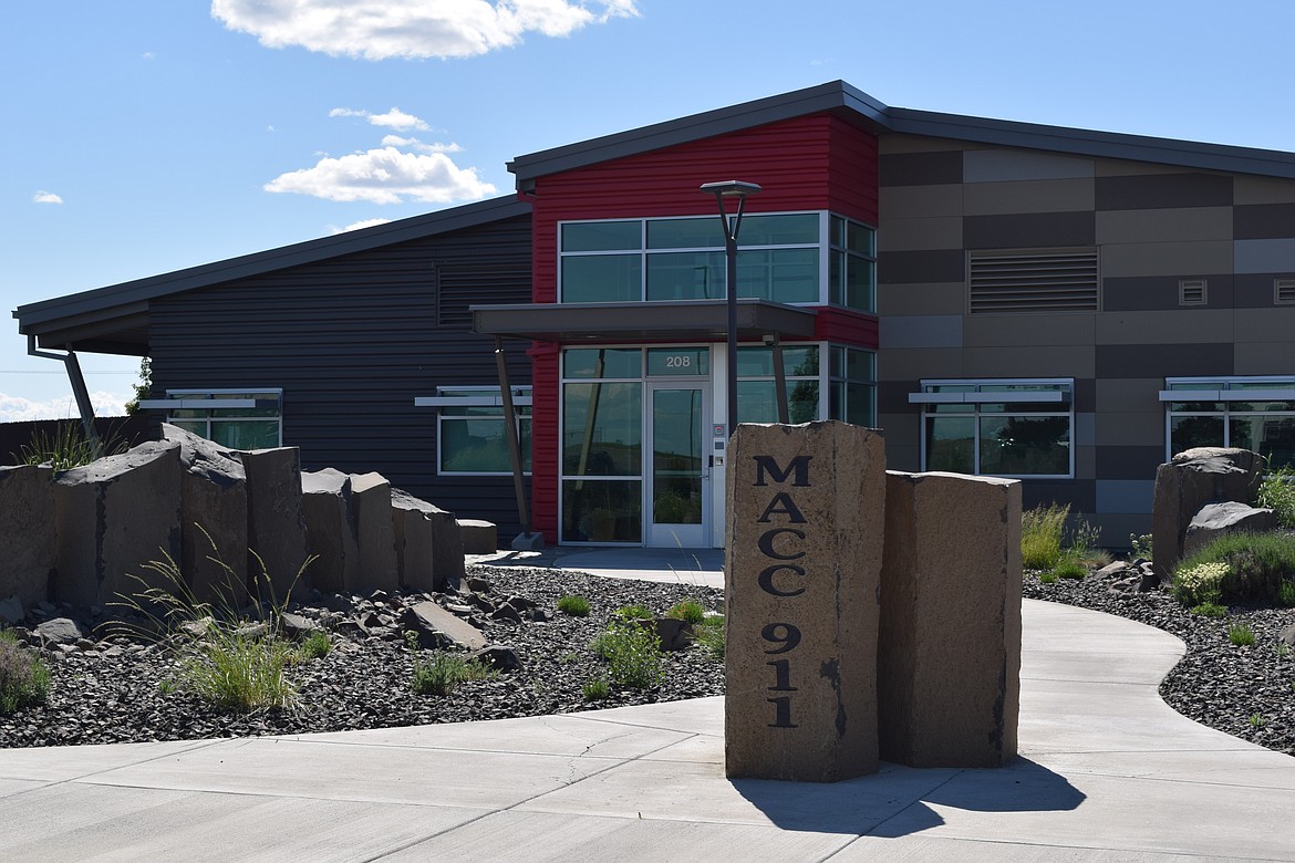 The Multi-Agency Communications Center in Moses Lake. Agency officials are asking people to use the online option to report non-emergency situations, rather than calling MACC’s non-emergency phone line.