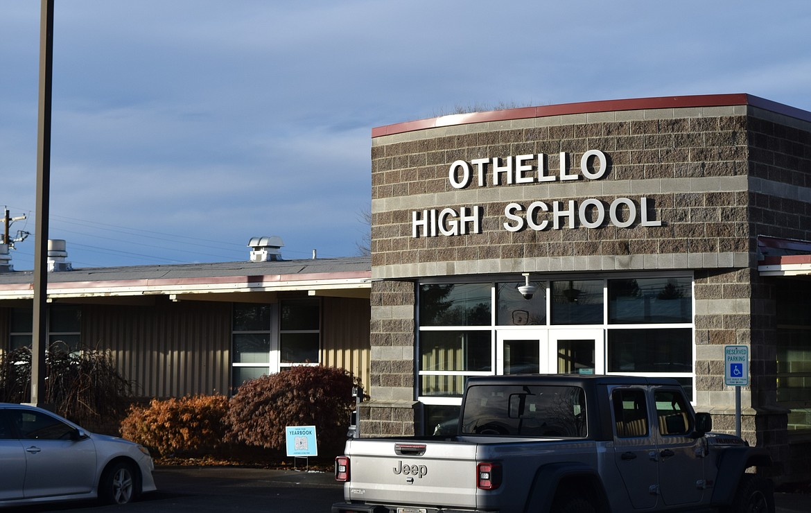 Othello High School, pictured, will soon be provided opioid overdose reversal medicine naloxone at no cost from Washington state, which is doing the same for all high schools across Washington after increasing numbers of opioid overdoses in young individuals.