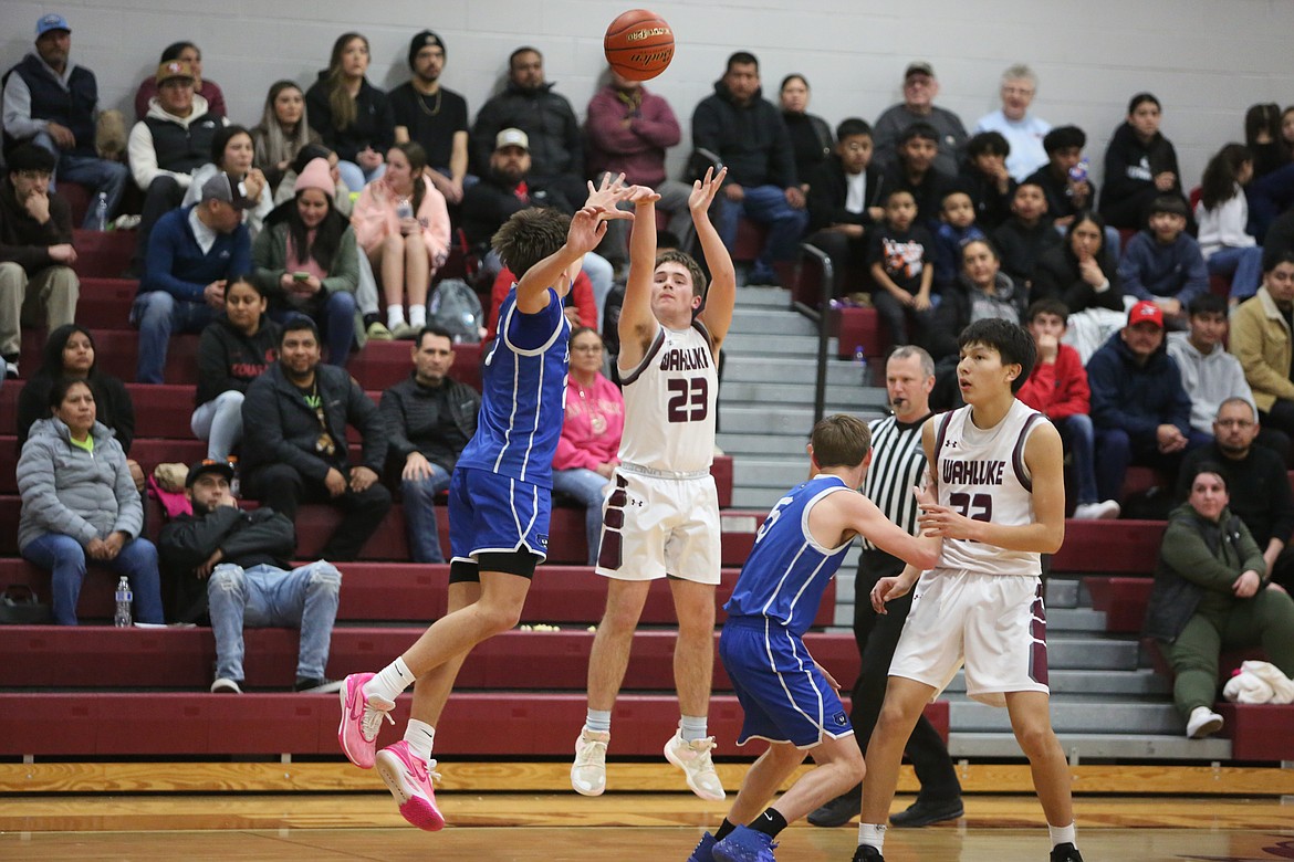 The Wahluke Warriors got back in the win column with Tuesday’s 76-52 road win over Connell.