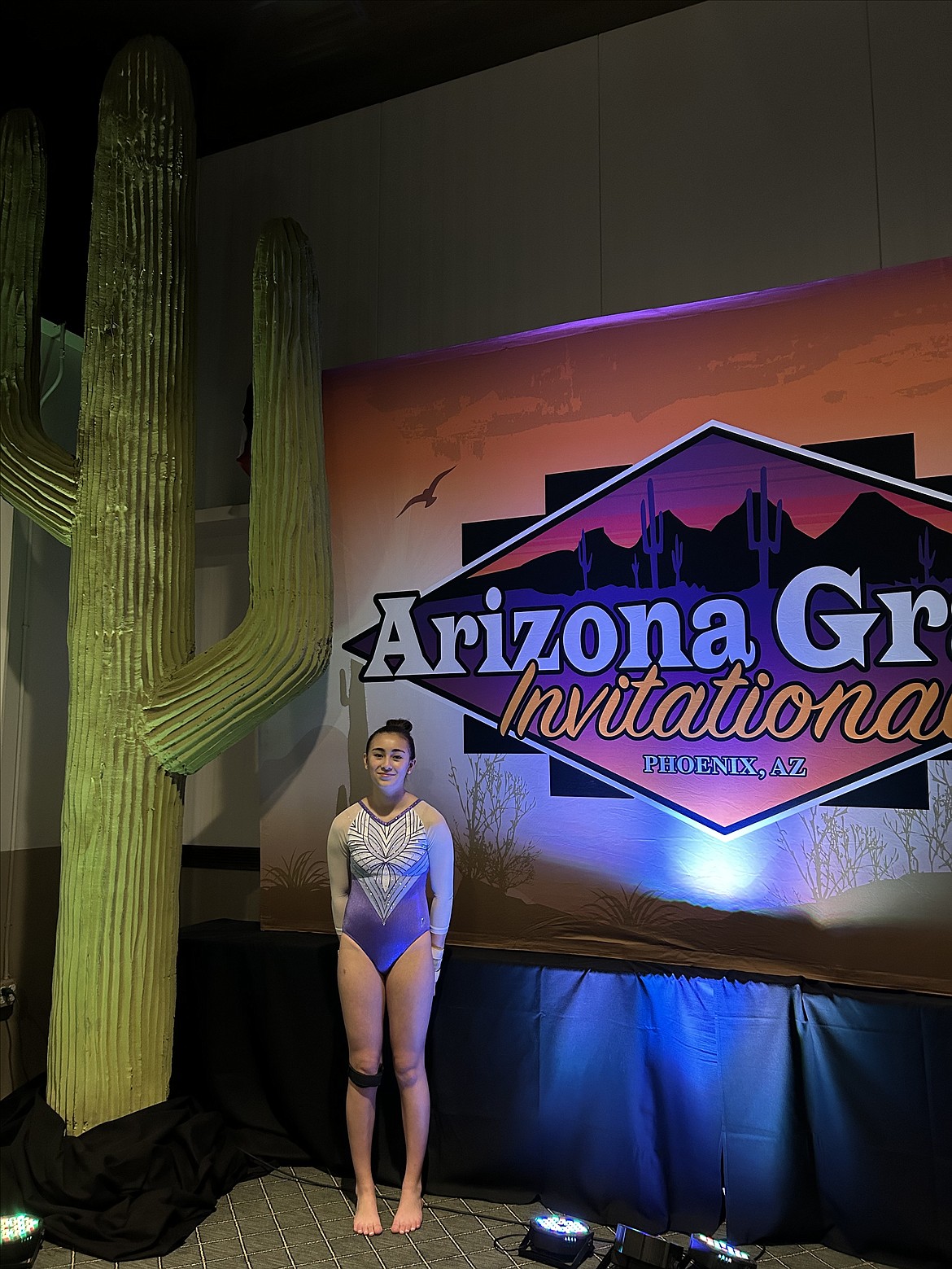 Courtesy photo
Avant Coeur Gymnastics Xcel Platinum Addy Prescott at the Arizona Grand Invitational in Phoenix.