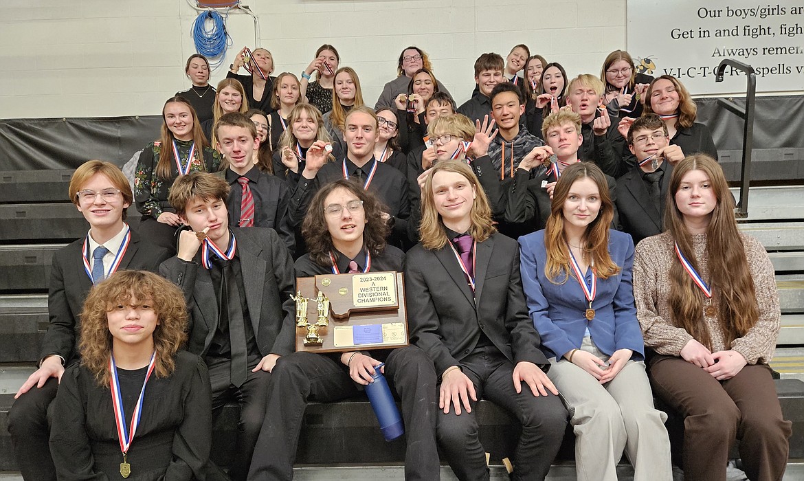 Columbia Falls High School is the 2024 Western Divisional speech and debate champion team.