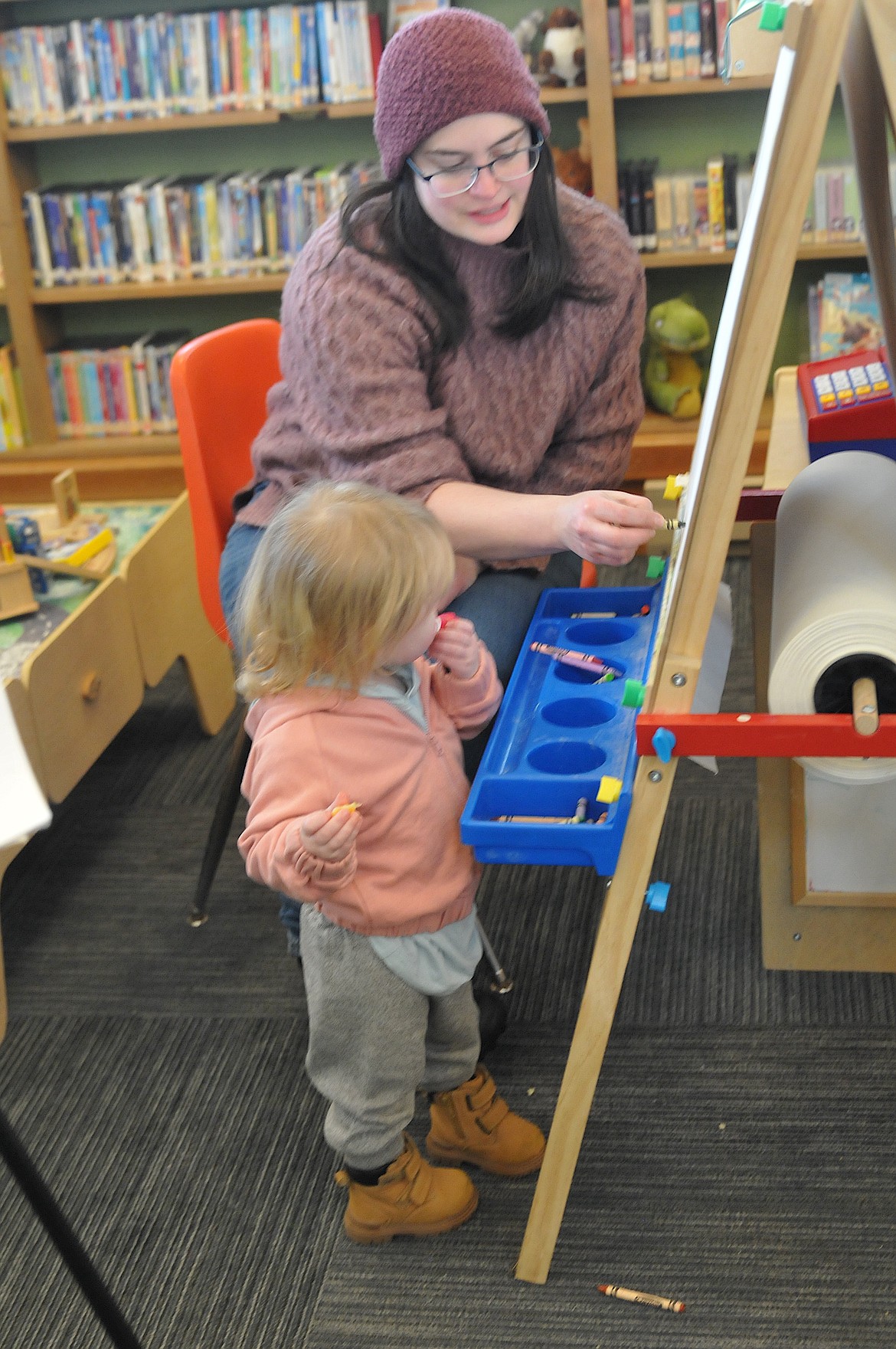 Troy Library hosts game day every Friday from 1-6 p.m. Activities include things such as cards, board games and starting around 2:30 p.m. they have a story time. (Hannah Chumley/The Western News)