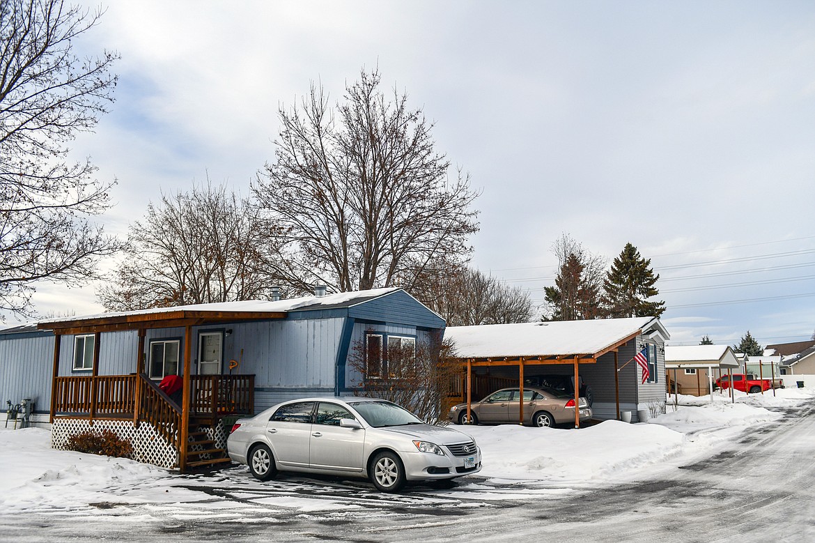 Morning Star Community, a resident-owned manufactured home community in Kalispell on Wednesday, Jan. 24. (Casey Kreider/Daily Inter Lake)