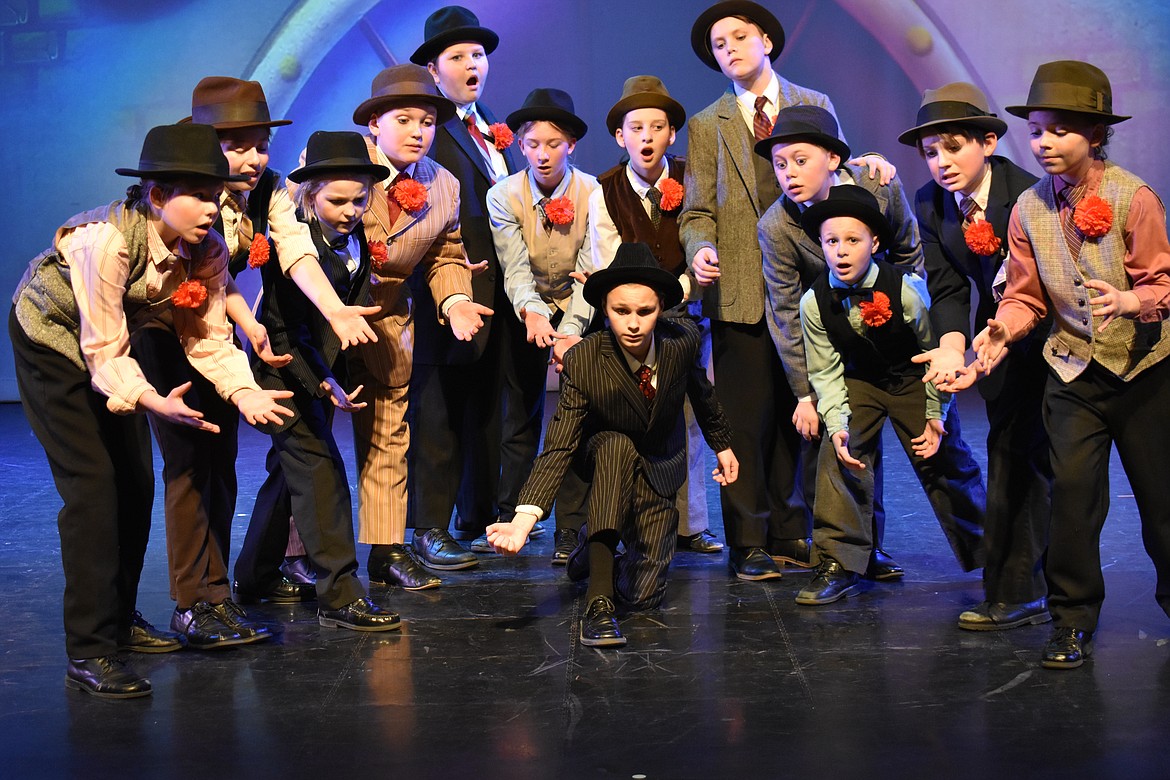 "Guys and Dolls Jr." enters its final week of performances Feb. 2-4. (Photo provided by Bigfork Playhouse Children's Theatre)