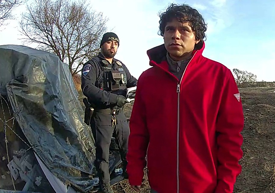 Melo Martinez, right, was arrested Monday in connection with a burglary in Moses Lake.