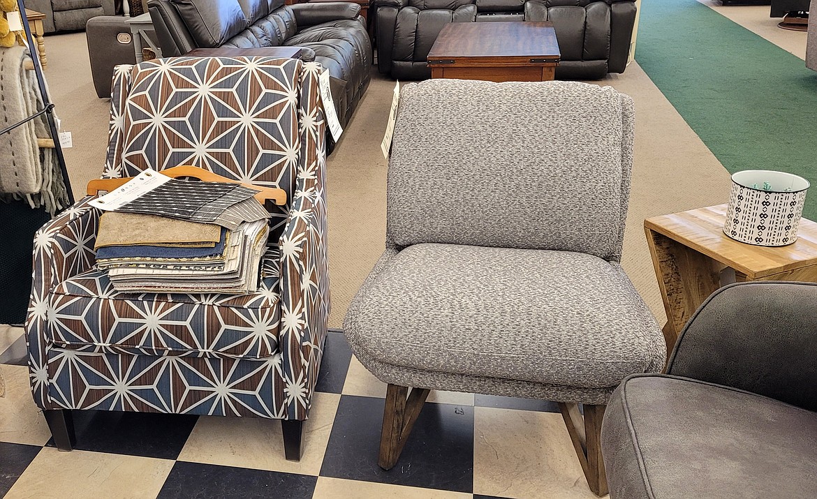 Beauty continues to be in the eye of the beholder. Luckily, a lot of furniture can be customized to order if that’s what a shopper is looking for. Don’t want a starry tile look like the chair in this picture? Great. Just choose the textile that works for your home.