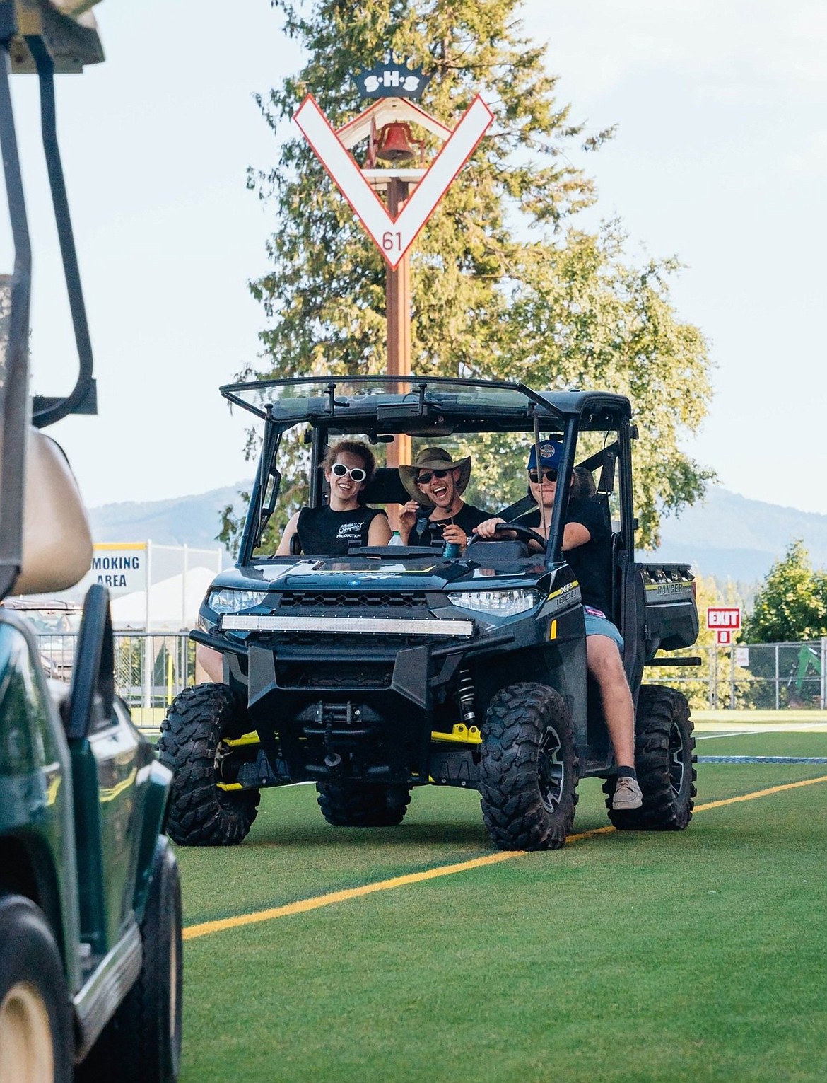 Members of the Festival at Sandpoint production crew, pose for a photo during a past summer concert series